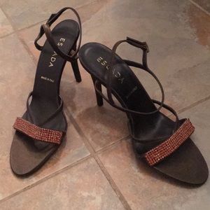 New Escada strappy heels